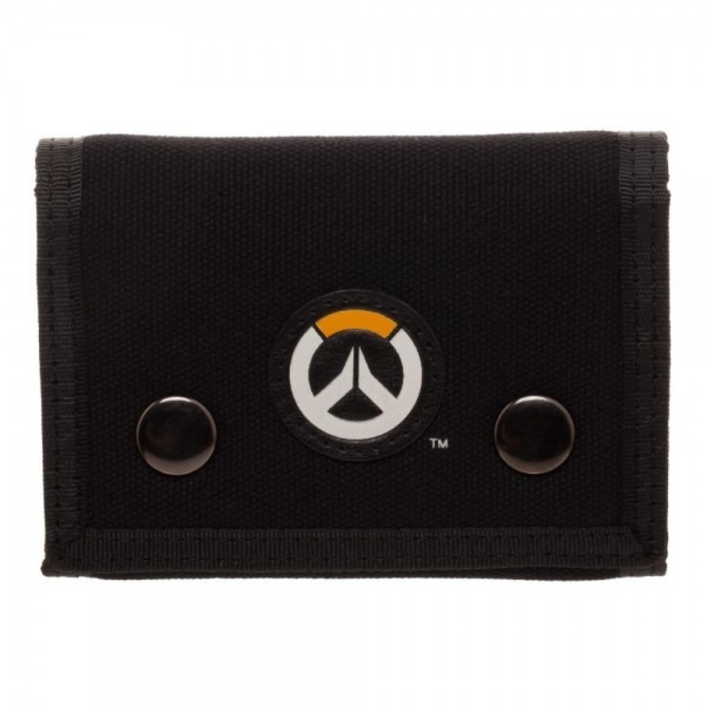 Officially Licensed OVERWATCH Trifold Fabric Wallet Snap Blizzard Game Authentic